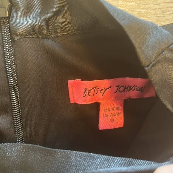 Vintage Betsey Johnson Midi Dress Little Black Dress - Picture 8 of 9